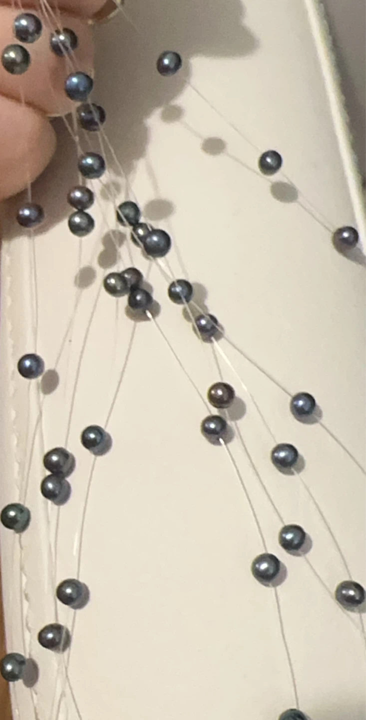 Floating Freshwater Pearl Multi strands Necklace - photo 4