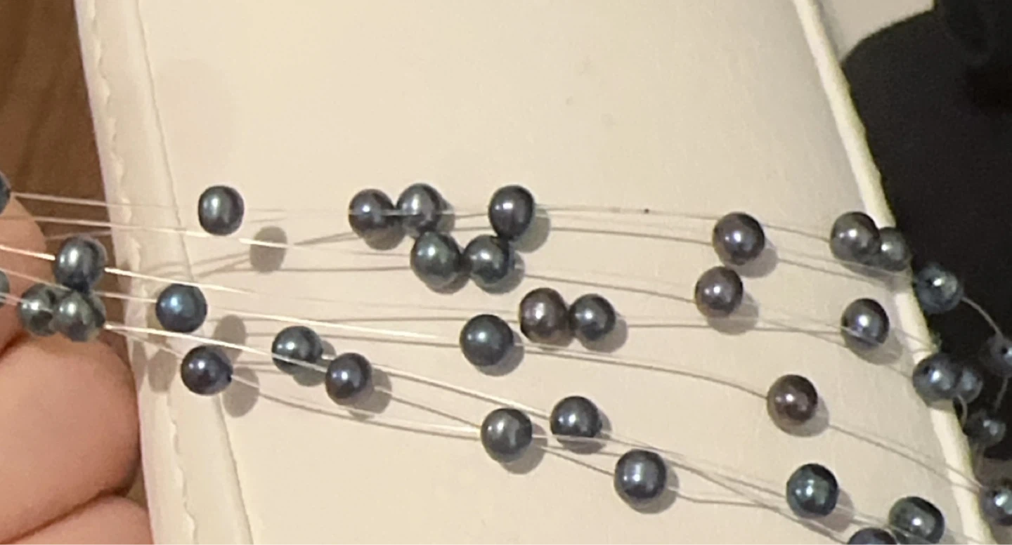 Floating Freshwater Pearl Multi strands Necklace - photo 5