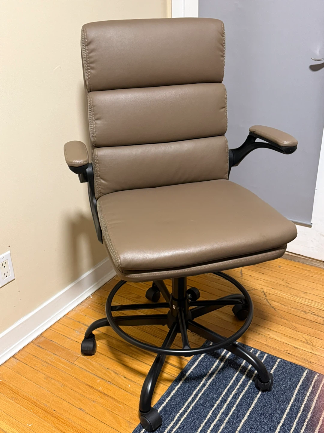 Tan Leather Office Chair
