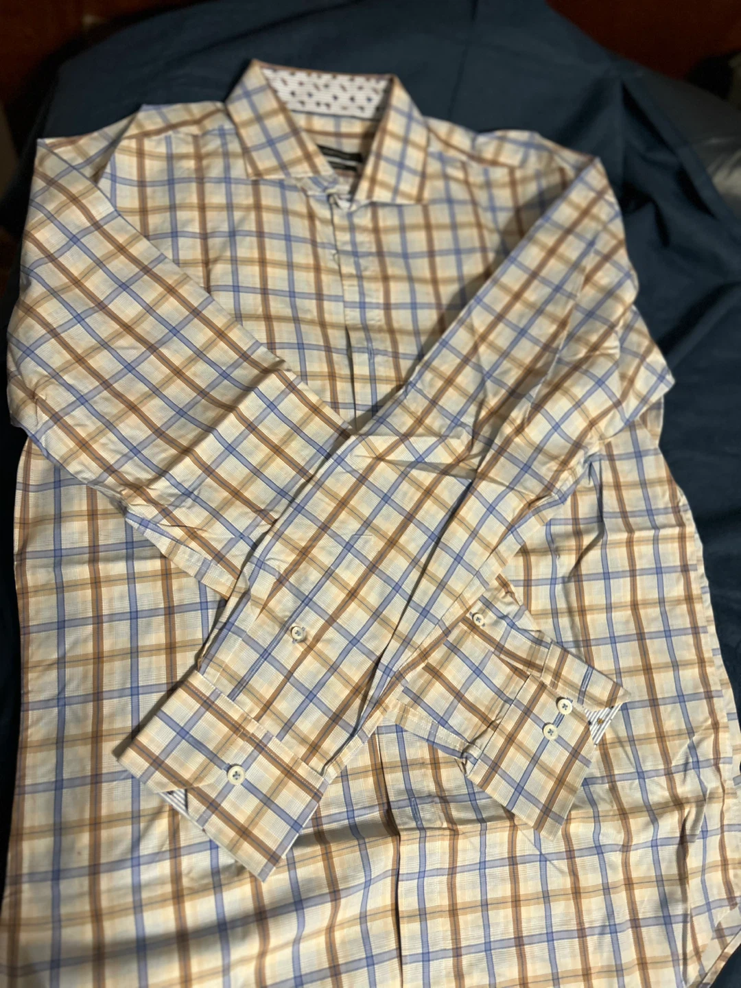 Bugatchi Shaped Fit Plaid Dress Shirt - photo 4