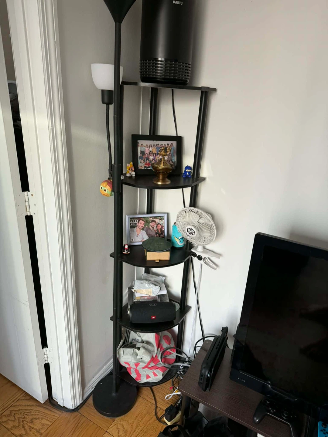 Black Corner Shelf