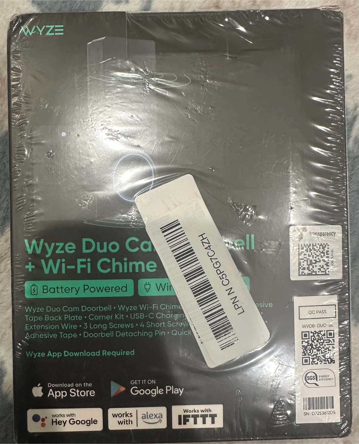 New Wyze Duo Cam Doorbell + Wi-Fi Chime - photo 2