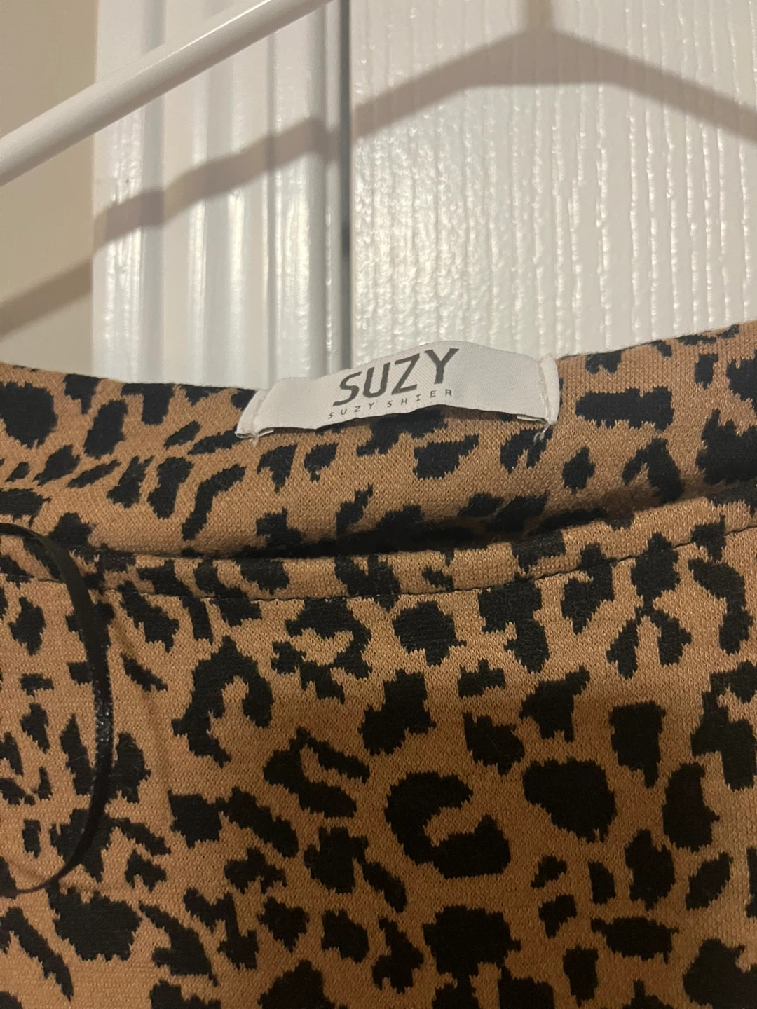 Suzy Shier Leopard Print Long Sleeve Dress - photo 2