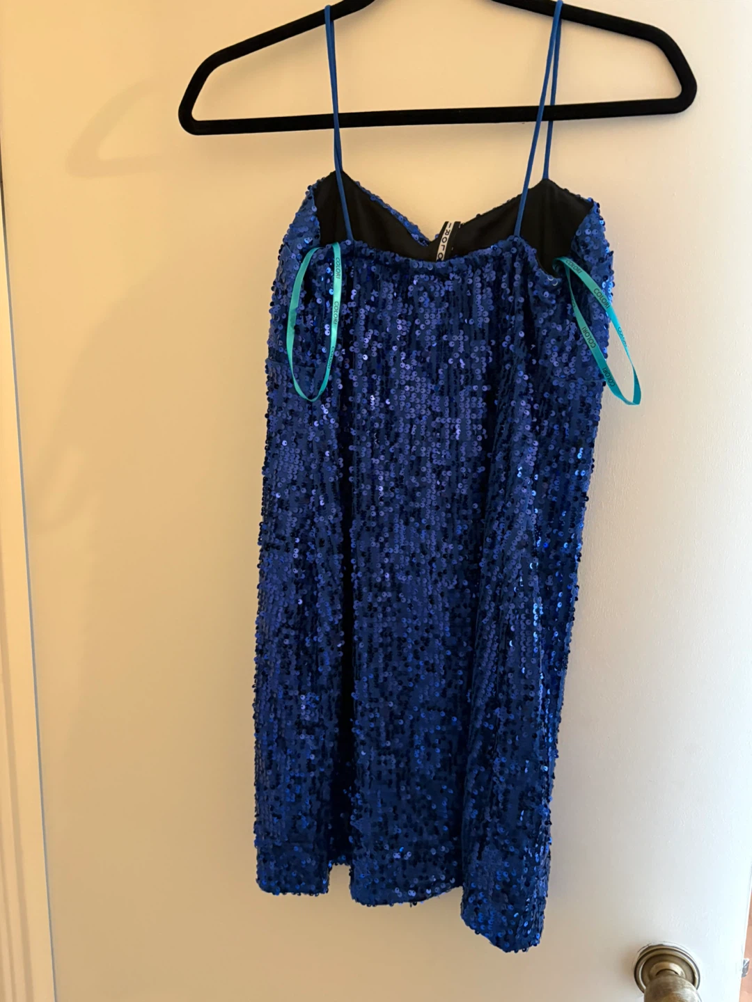Robe à paillettes bleue - photo 2