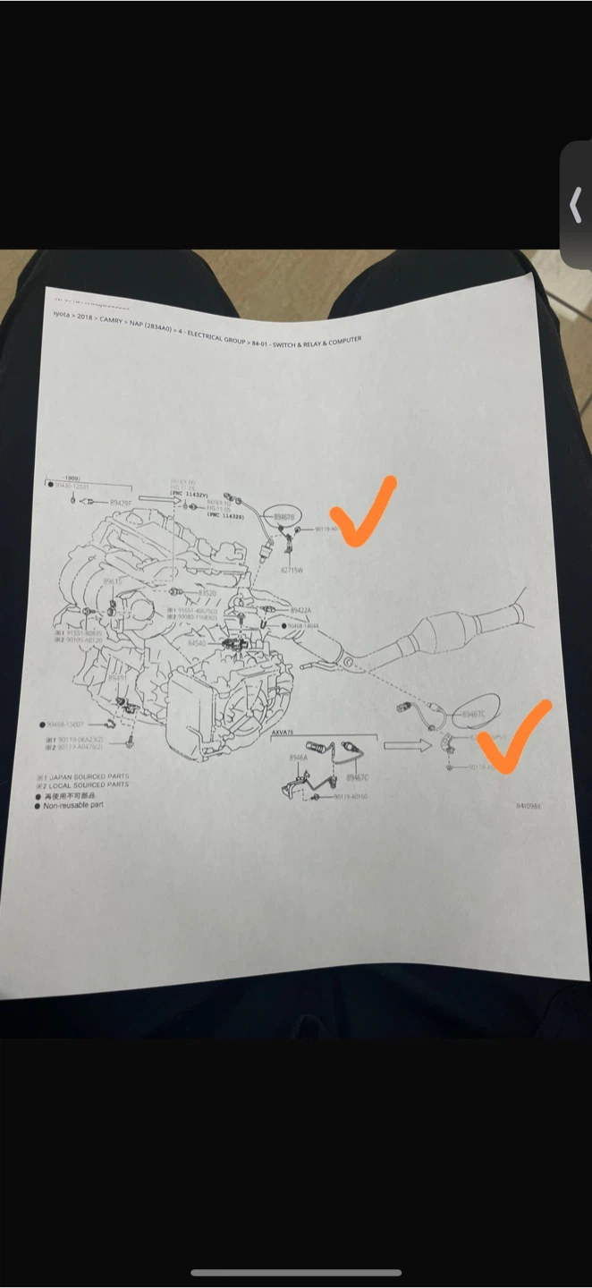 Toyota OEM Oxygen Sensor 89467-33210 - photo 2