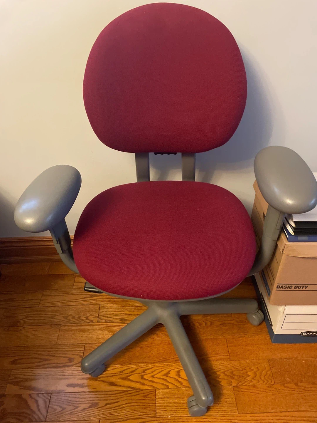 Burgundy Office Chair