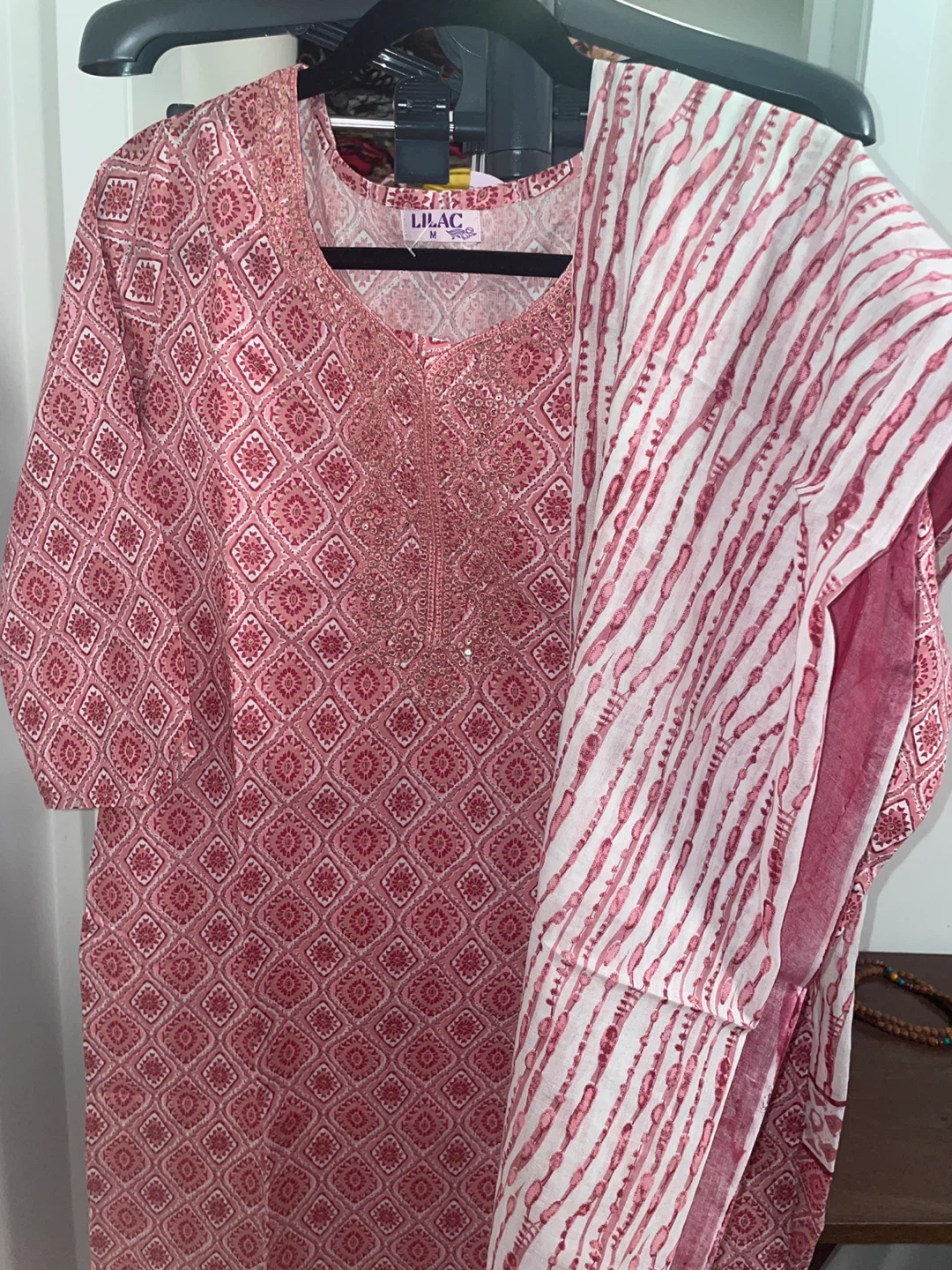 Lilac Women's Pink Kurti with Dupatta - photo 2