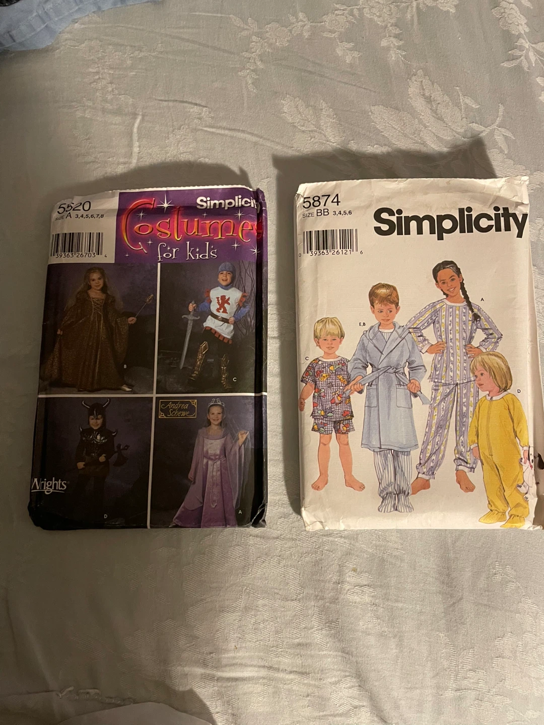 Simplicity Sewing Pattern: Kids' Pajamas & Costumes