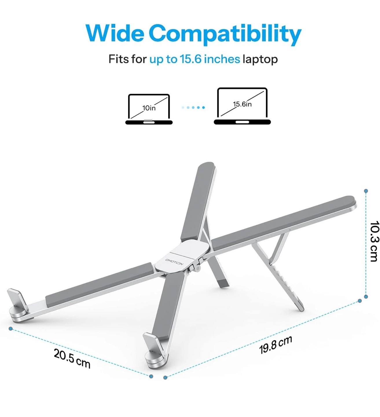 OMOTON LA15 Laptop Stand - Adjustable & Foldable - photo 2