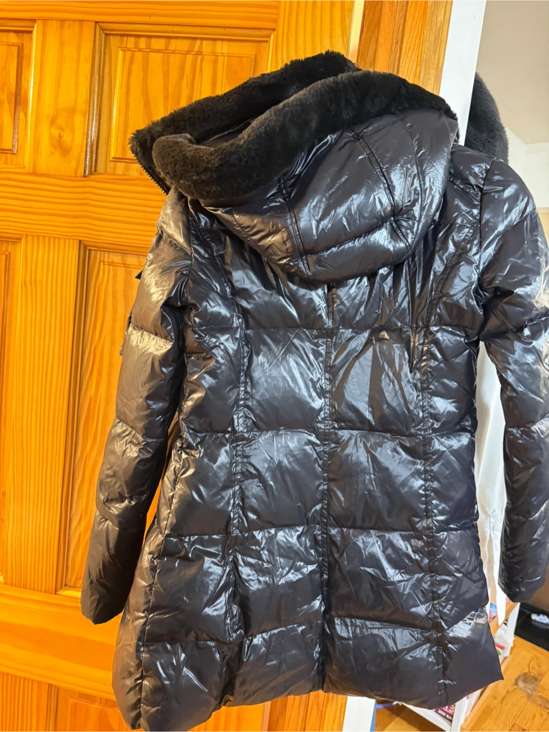 S13 Black Down Puffer Coat - photo 4
