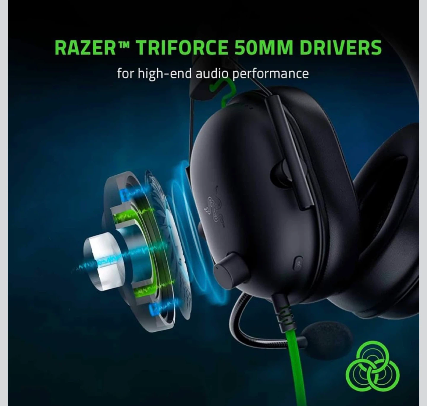 Razer BlackShark V2 X Gaming Headset - White - photo 4