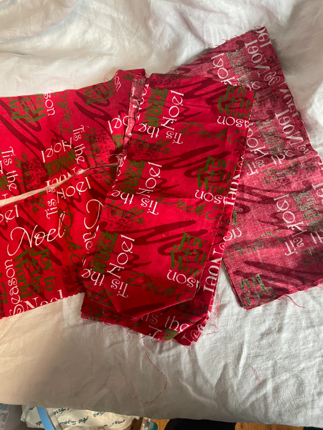 Christmas Fabric - 'Tis the Season' Red & Green