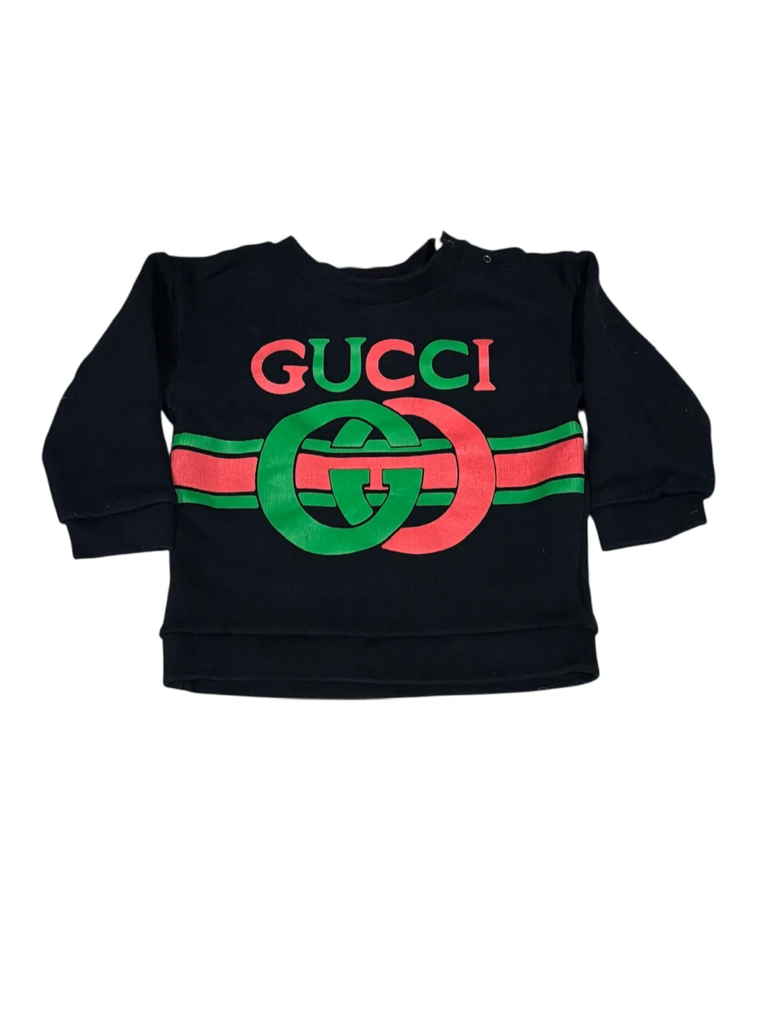Gucci Kids Black Logo Sweatshirt - Size 18-24 Months