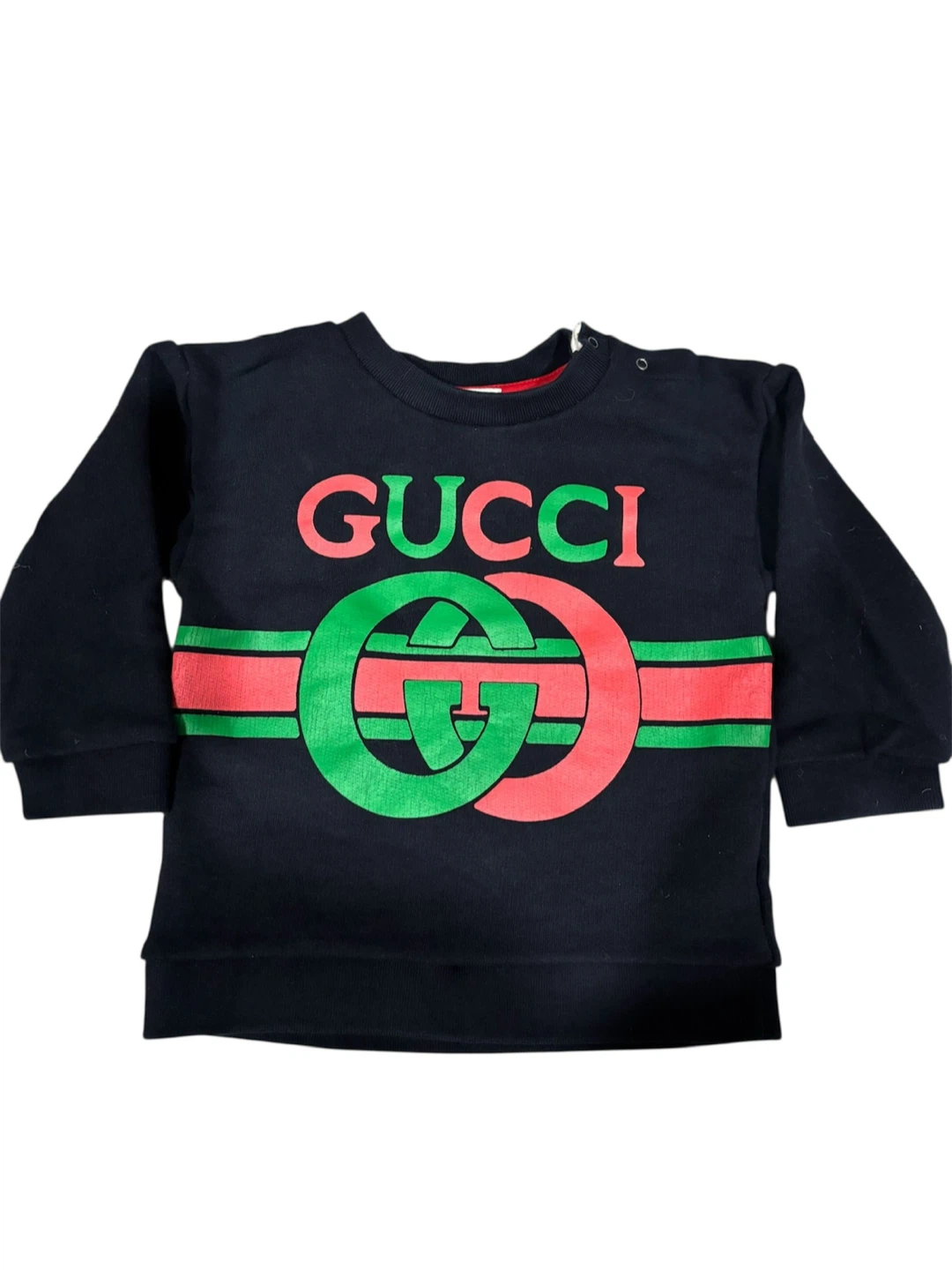 Gucci Kids Black Logo Sweatshirt - Size 18-24 Months - photo 2