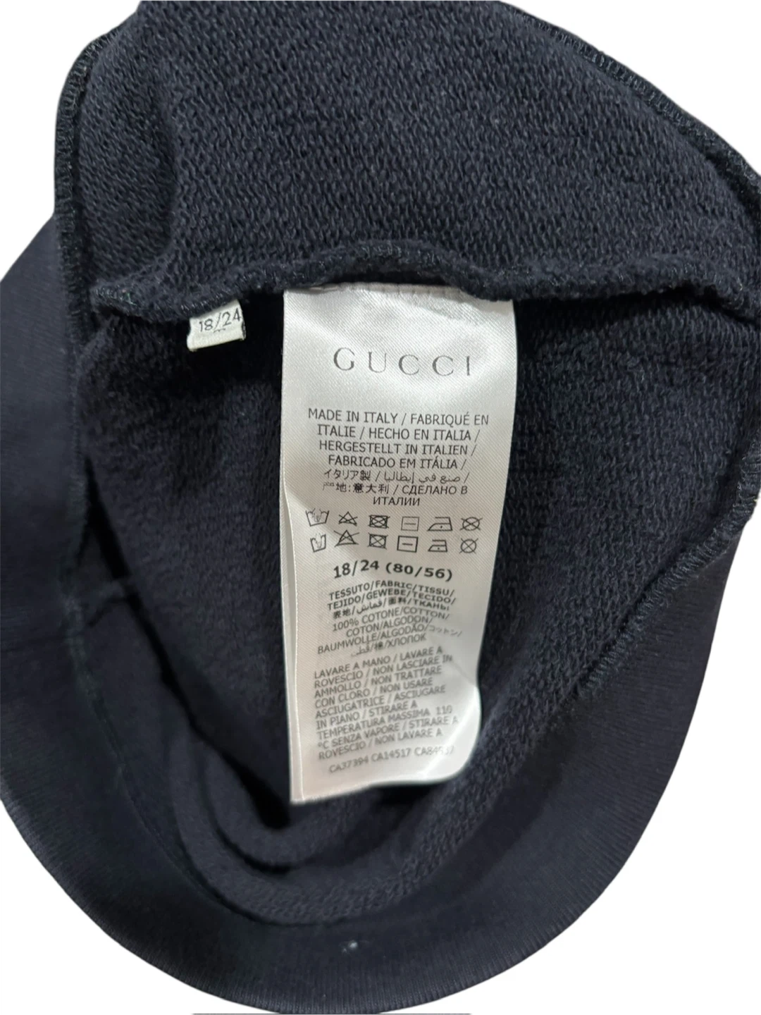 Gucci Kids Black Logo Sweatshirt - Size 18-24 Months - photo 3