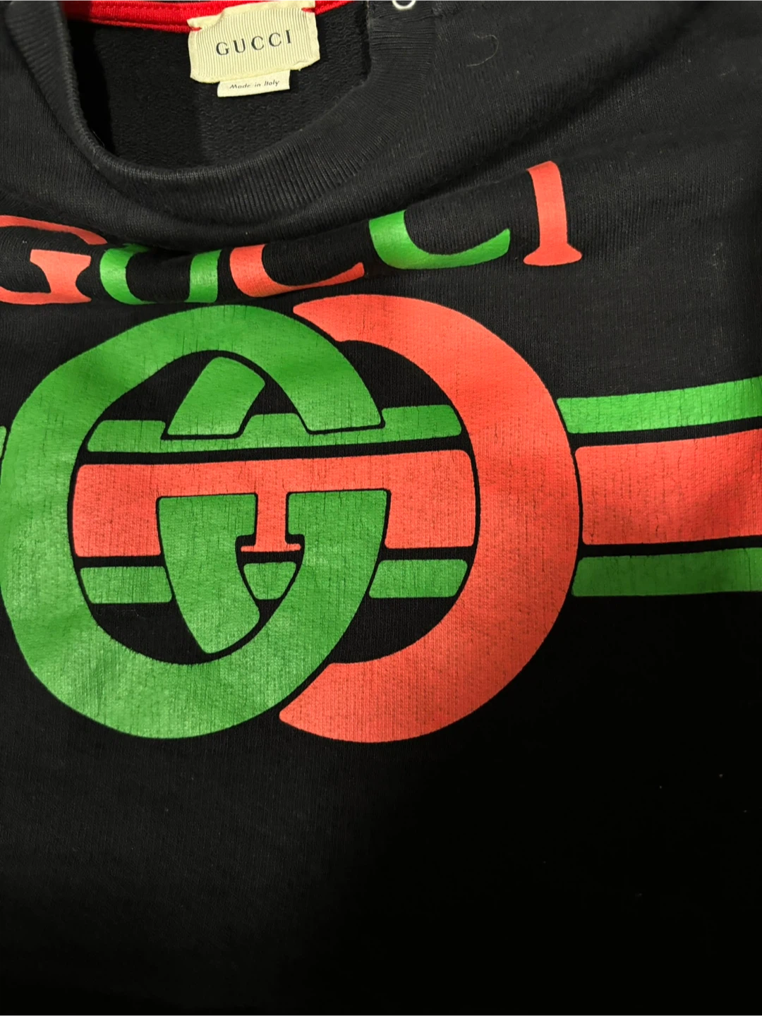 Gucci Kids Black Logo Sweatshirt - Size 18-24 Months - photo 4