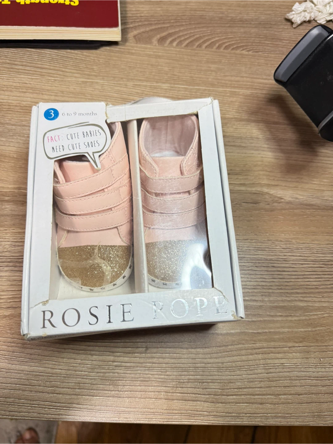 Rosie Pope Baby Shoes - 6-9 Months - Light Pink - photo 3
