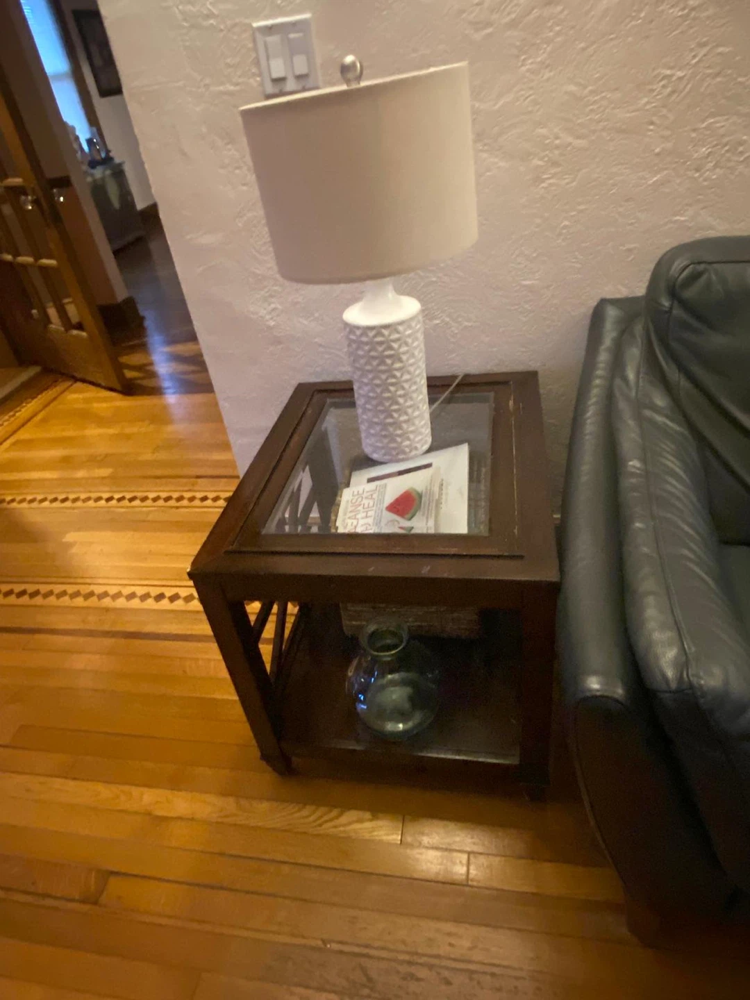Table Lamp with Glass Top (2) - photo 2