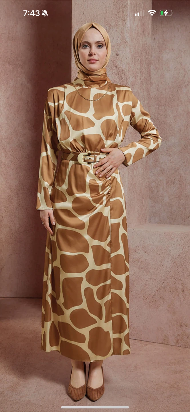 Giraffe Print Dress