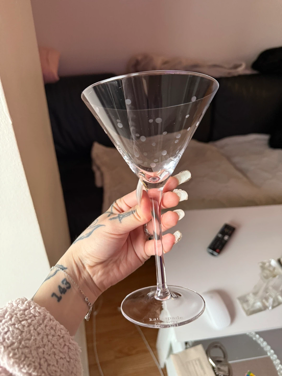 Kate Spade Polka Dot Martini Glasses (Set of 2) - photo 2