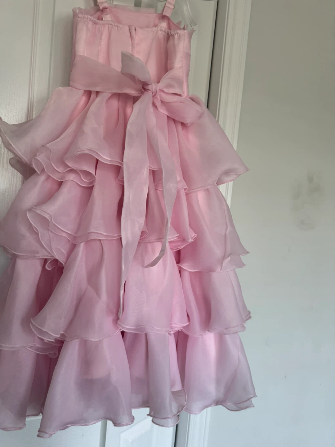 Pink layered party dress - photo 3