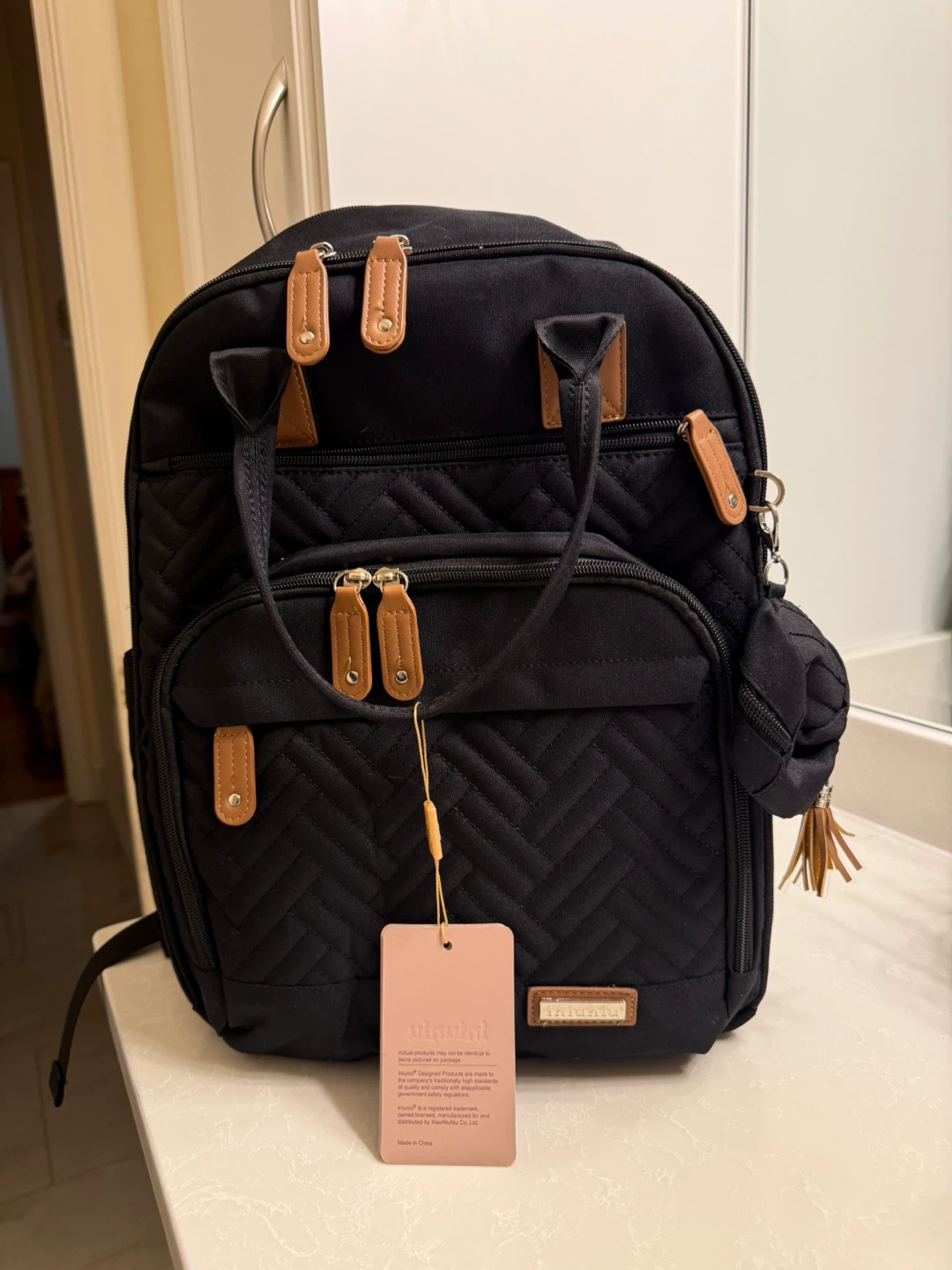 Diaper Bag Backpack - Black