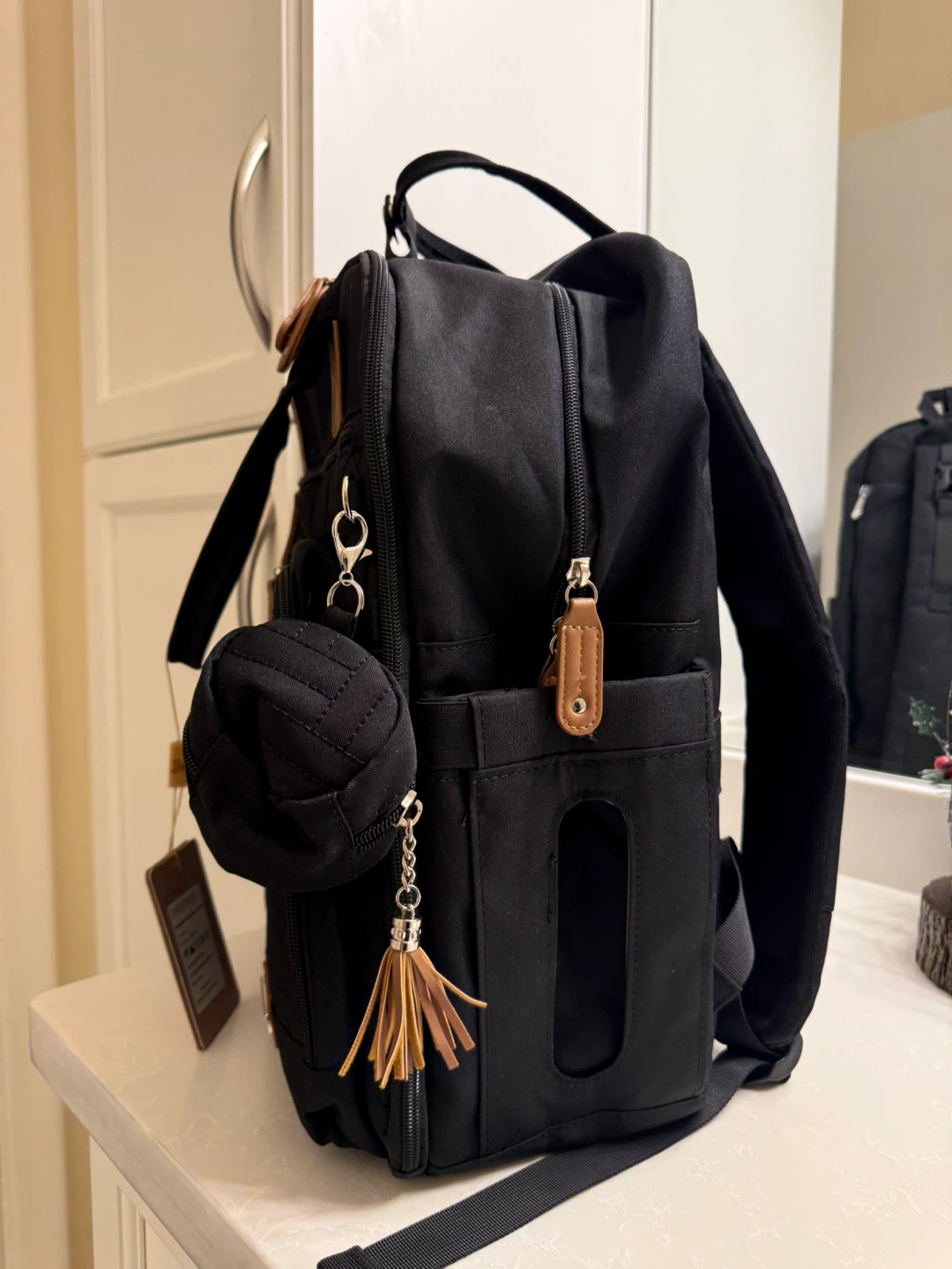 Diaper Bag Backpack - Black - photo 4