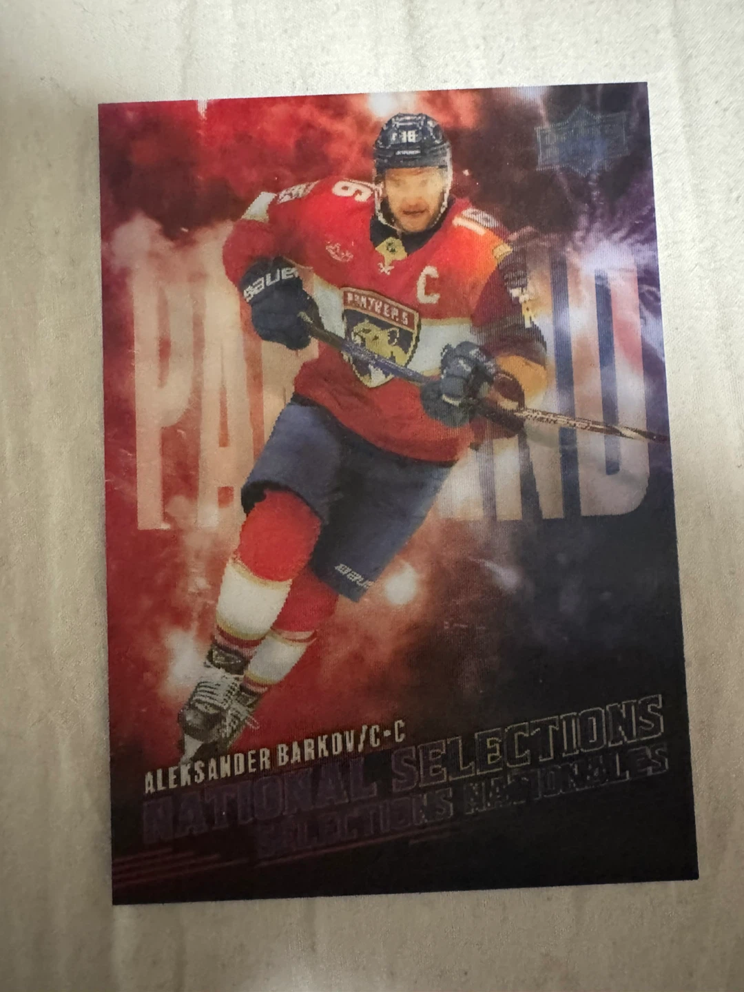 Aleksander Barkov Tim Hortons Hockey Card