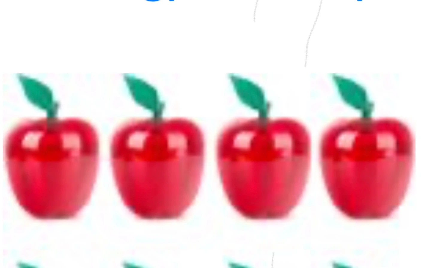 Red Apple Figurine