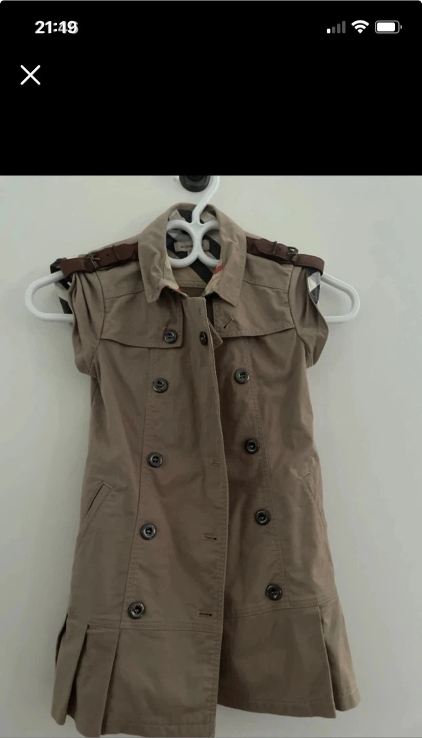 Burberry Kids Trench Dress - Size 5Y/108cm