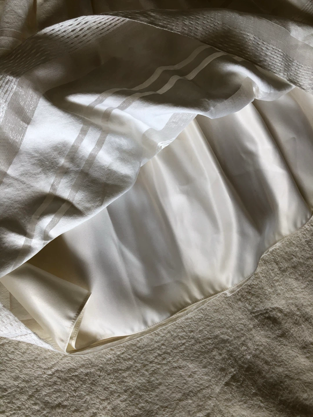 Cream Dress with Ribbon - photo 5