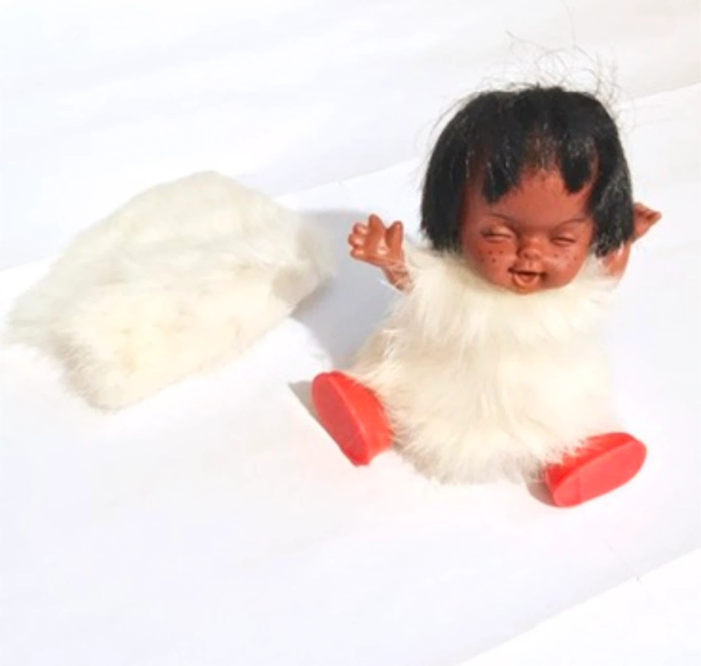 Vintage Eskimo Doll with Fur Hood