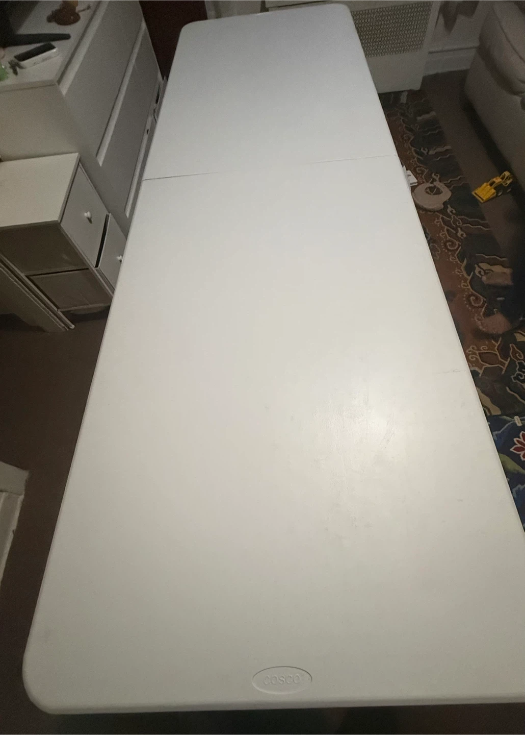 Cosco 96*30 inch Fold-in-Half Table - White - photo 2