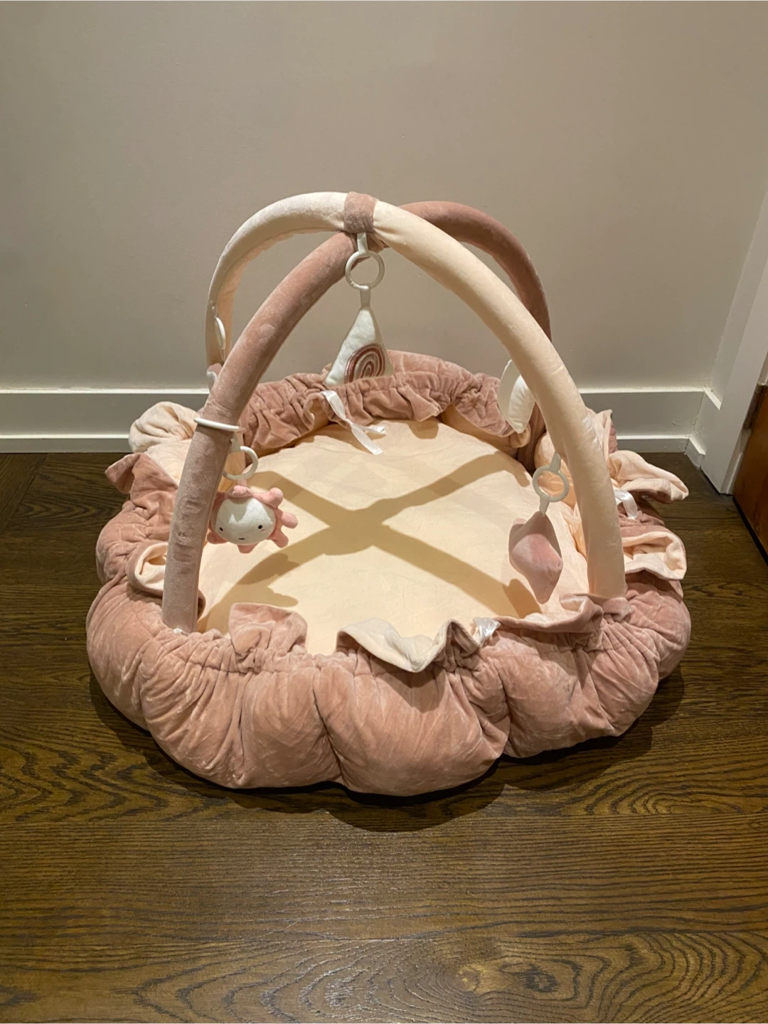 5-in-1 Thick & Plush Play Gym, Convertible Baby Play Mat