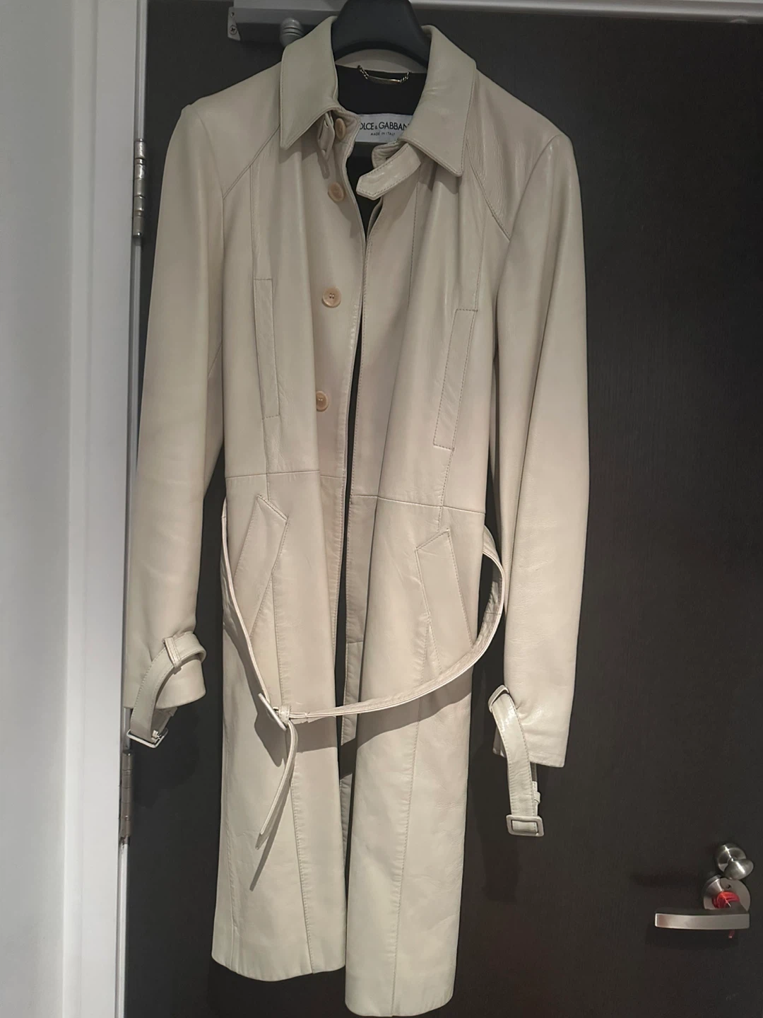 Dolce & Gabbana Real Leather Coat - Size 50