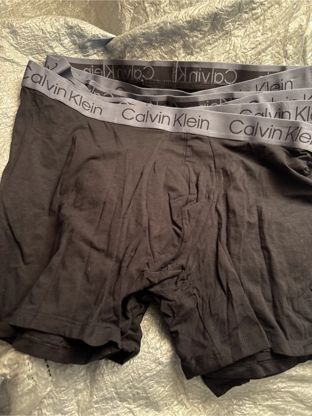 NWOT 4pc Calvin Klein Black Boxer Briefs - XL