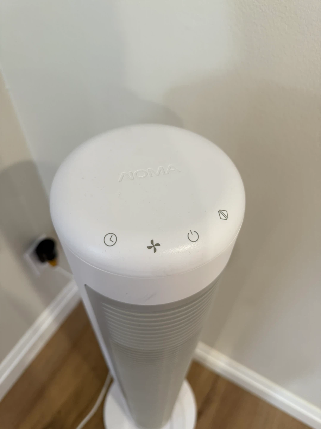 NOMA Premium Oscillating Tower Fan - White - photo 2