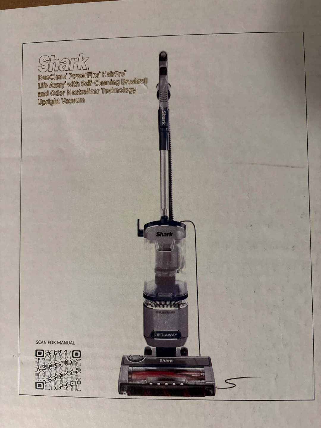 Shark DuoClean PowerFins HairPro Vacuum Parts