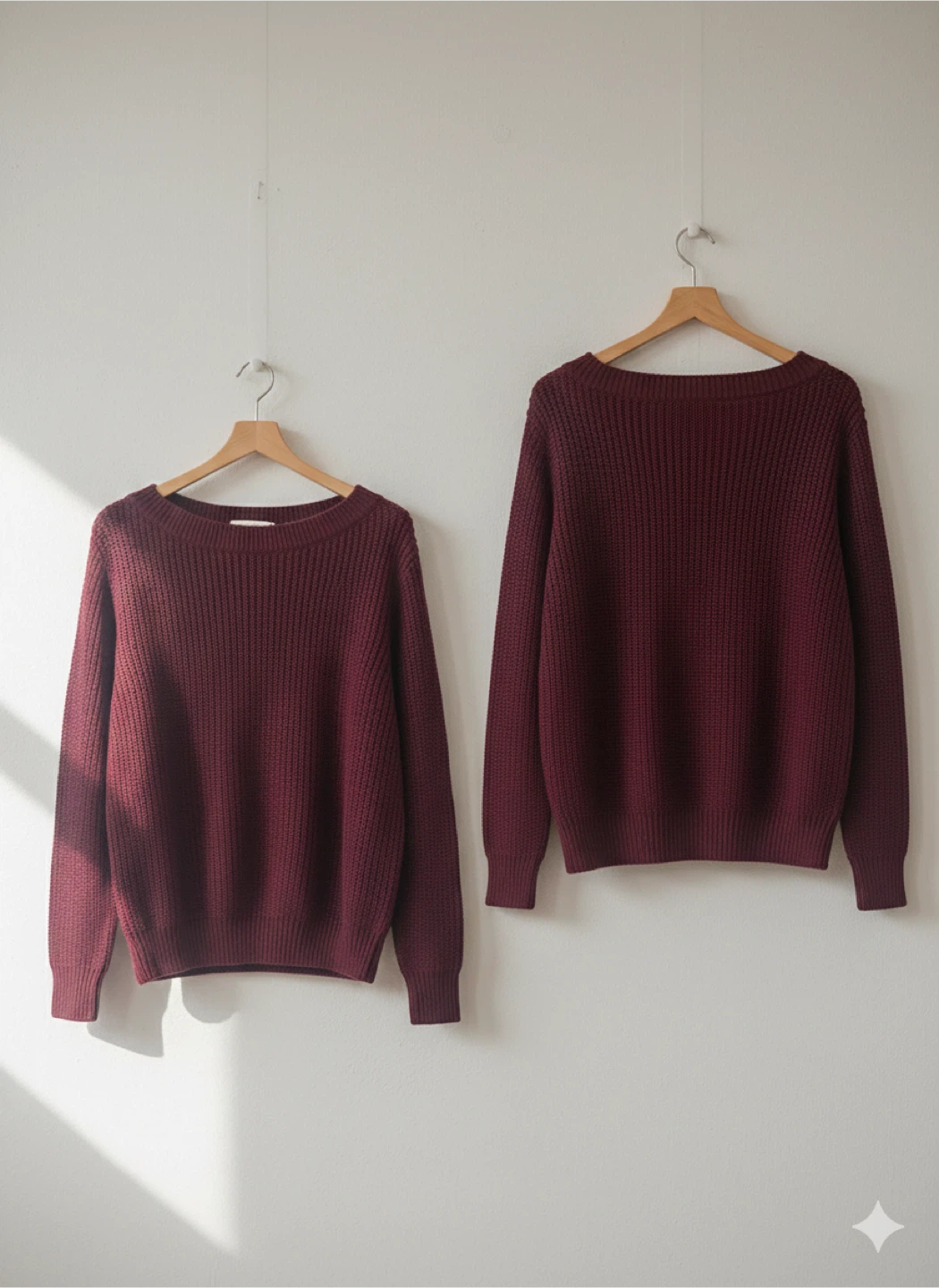 Burgundy Knit Sweater - photo 2