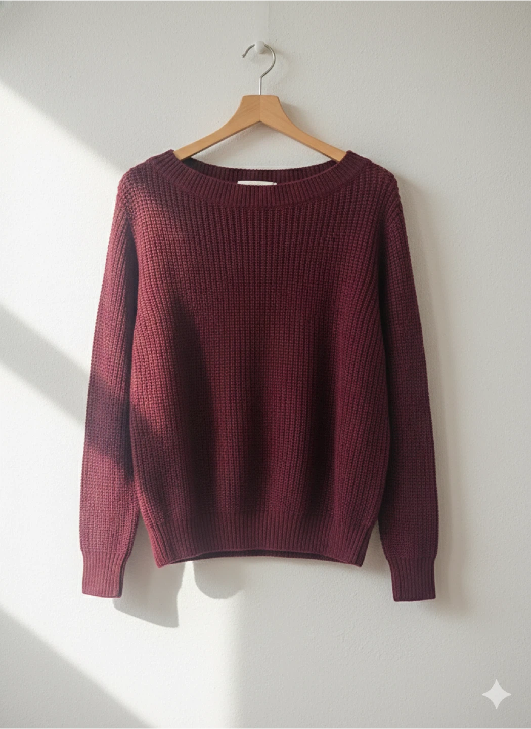 Burgundy Knit Sweater