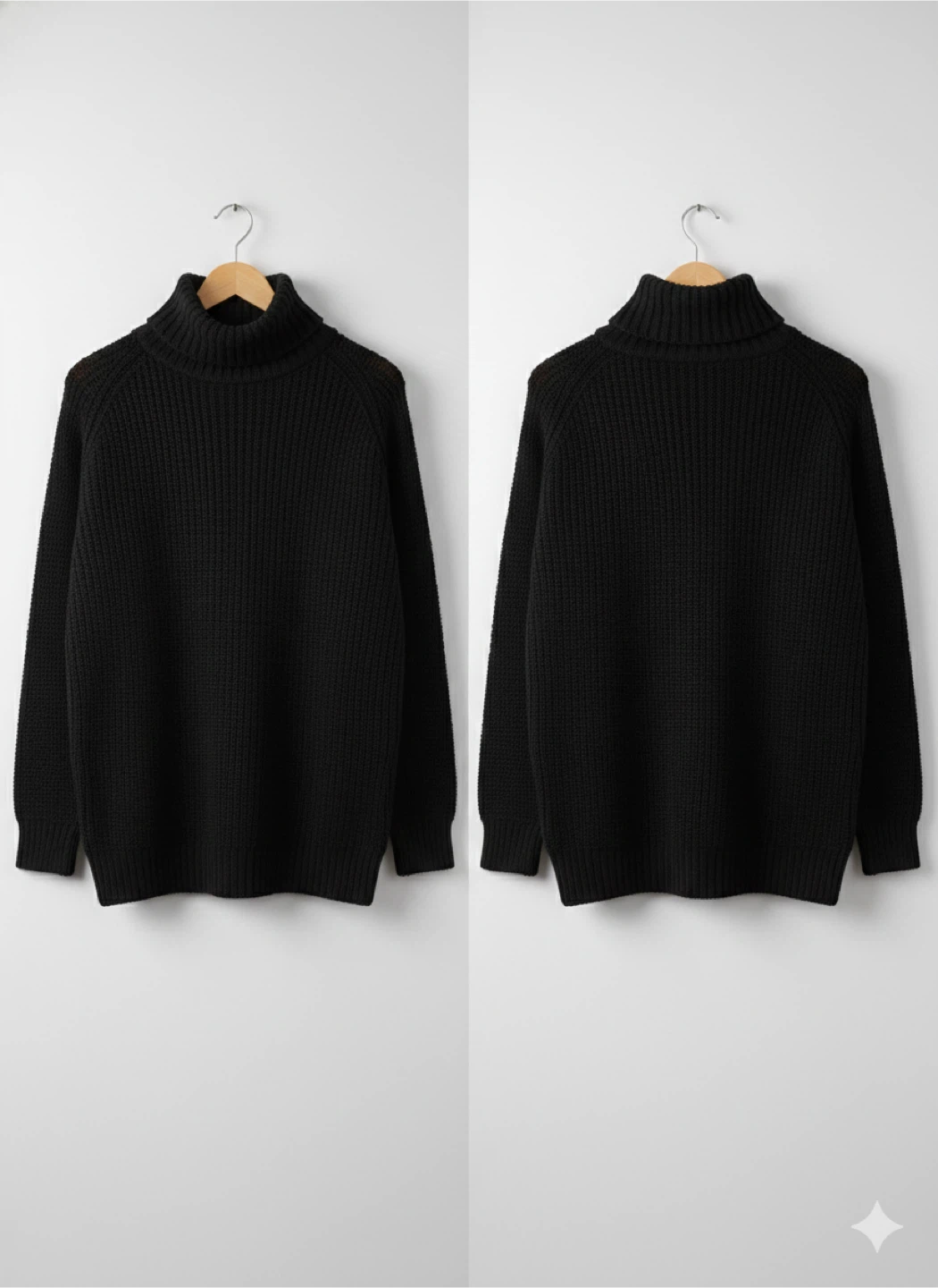 H & M Black Turtleneck Sweater