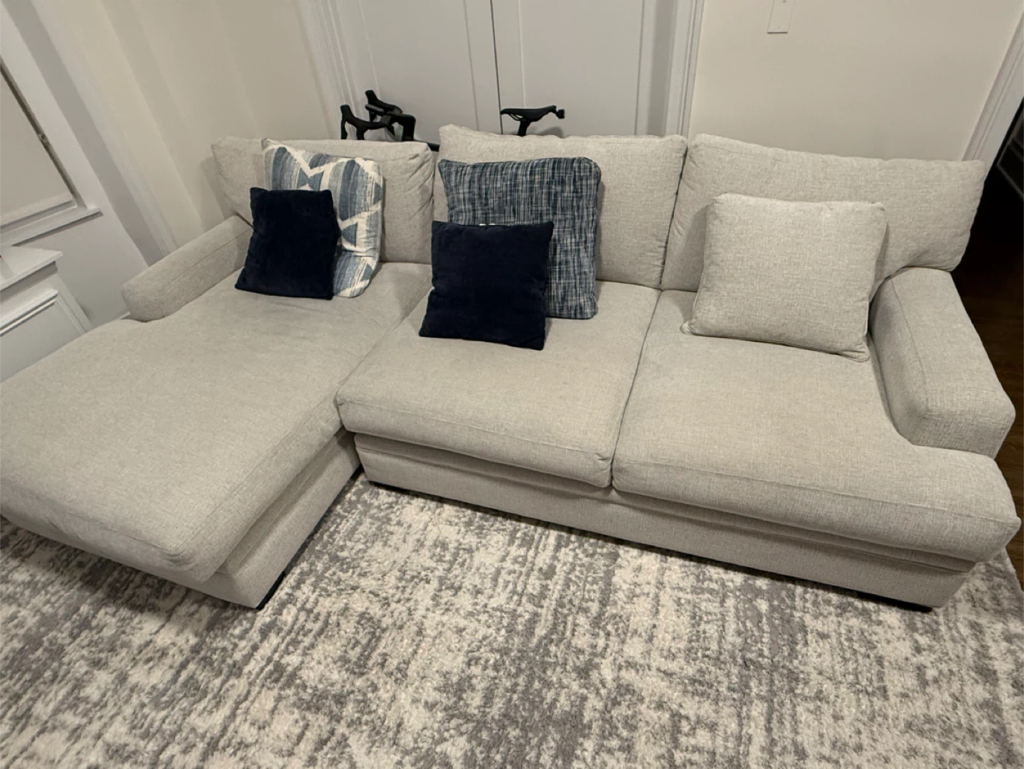 Beige Sectional Sofa