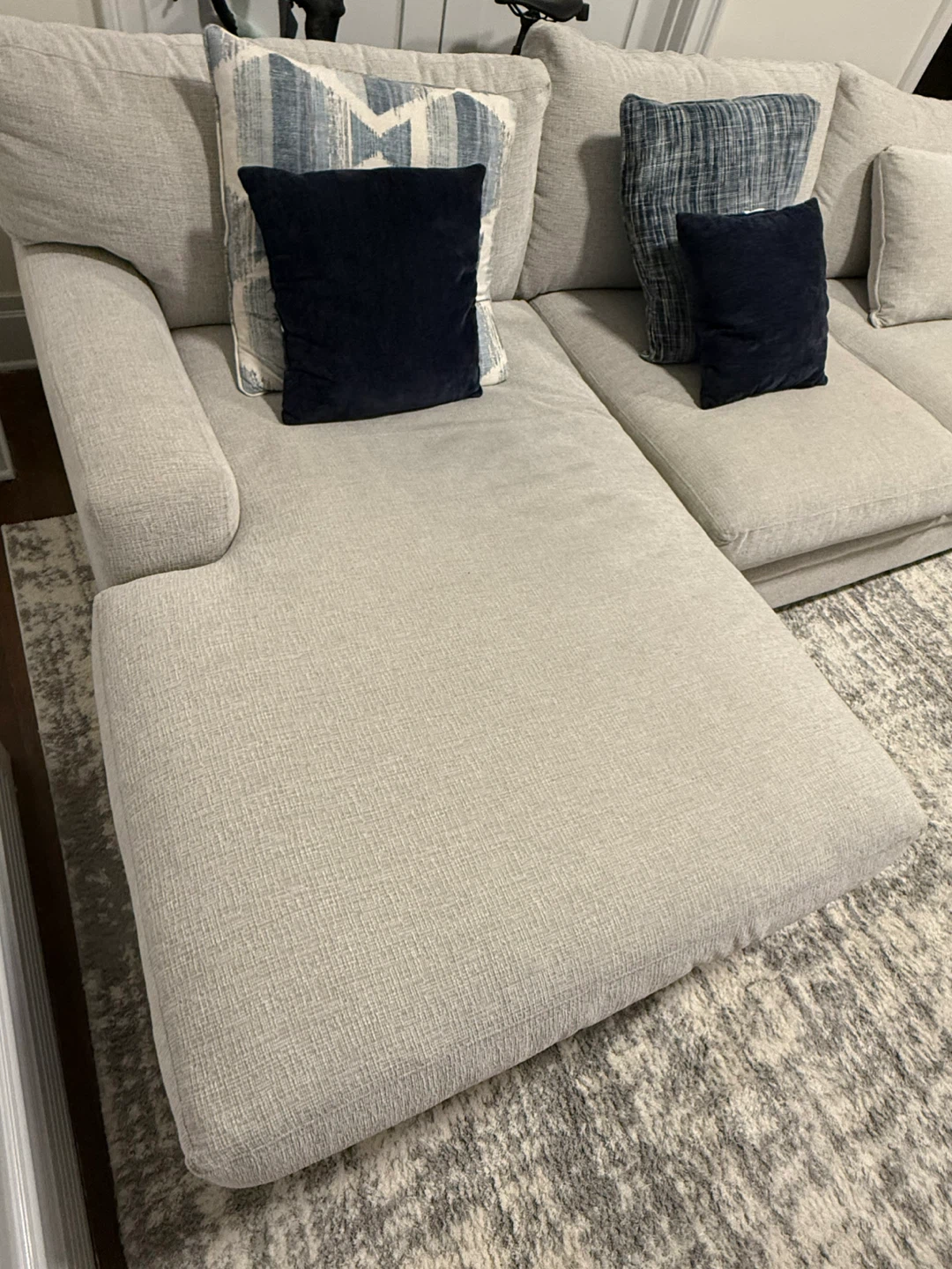 Beige Sectional Sofa - photo 2