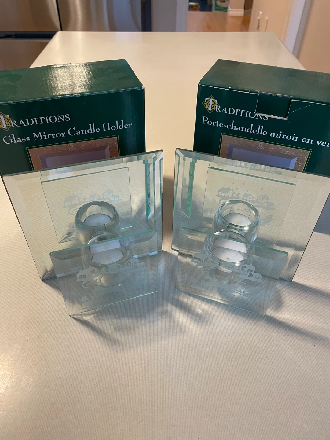 Pair of Christmas Candles