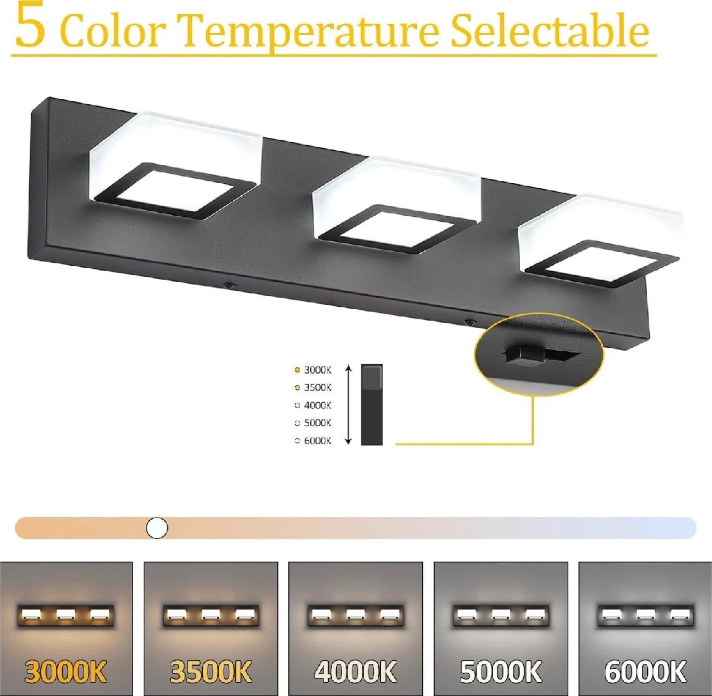Pralbay Vanity Lighting Fixture - 3 Light - photo 2