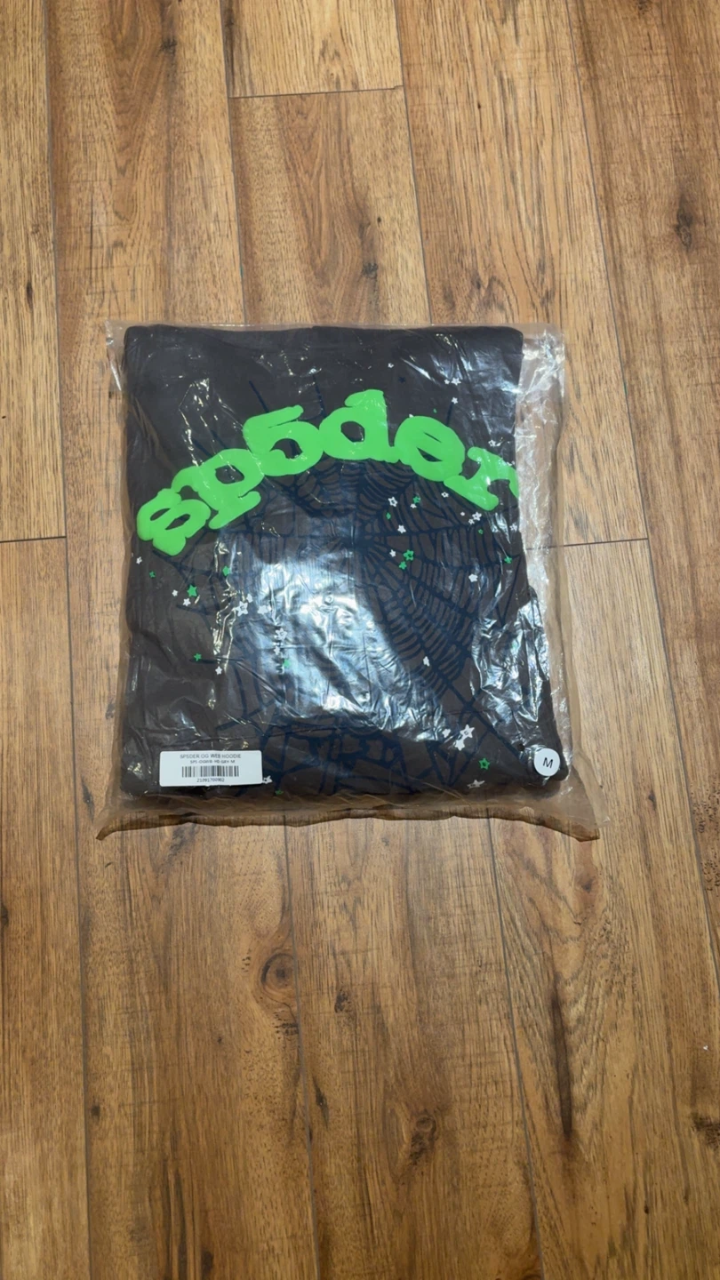 Sp5der Hoodie Brown Size M