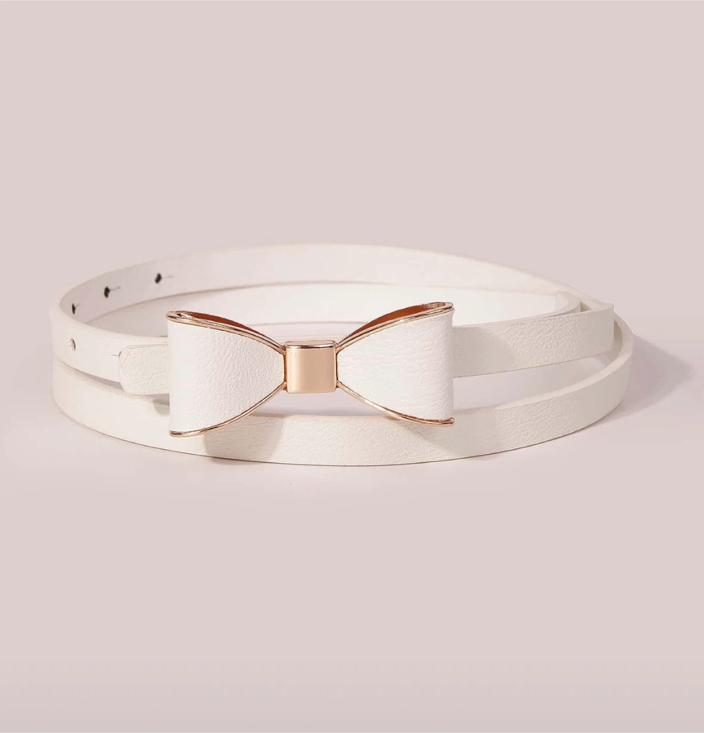 White Bow Belt - One Size