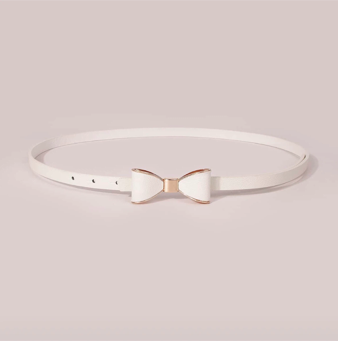 White Bow Belt - One Size - photo 3