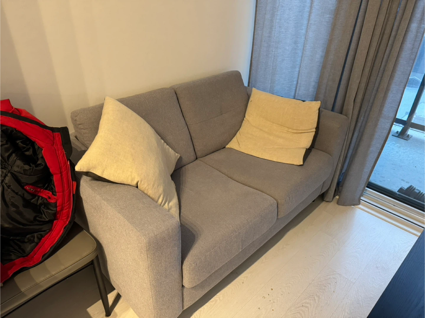 Grey Loveseat Sofa