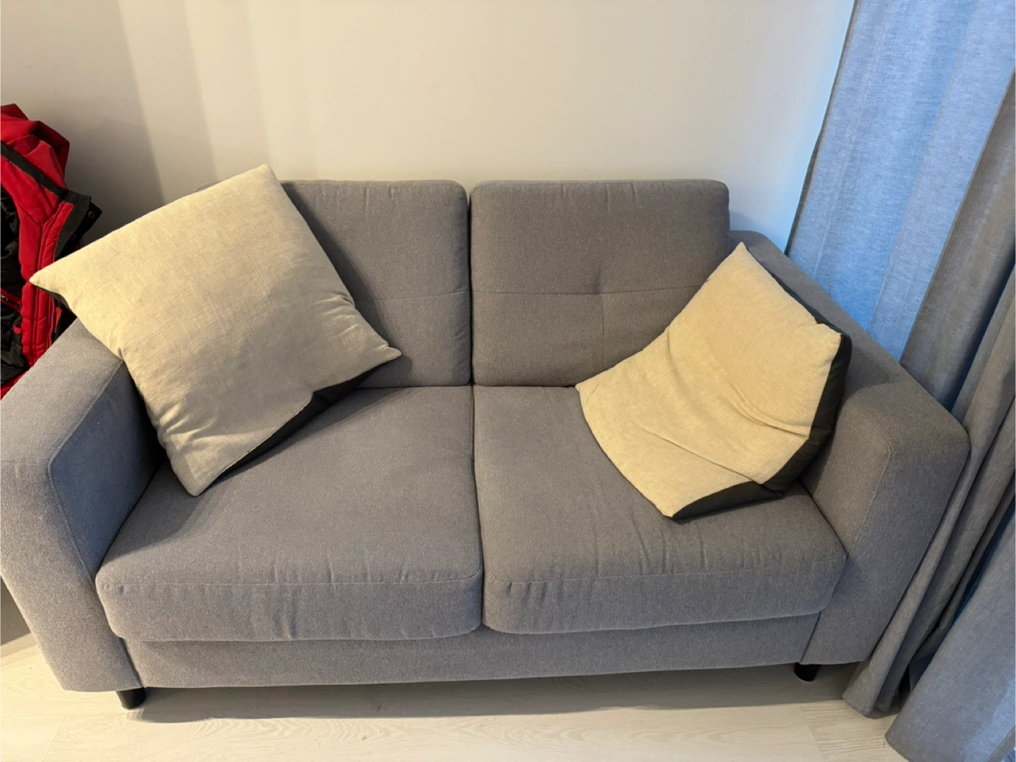 Grey Loveseat Sofa - photo 2